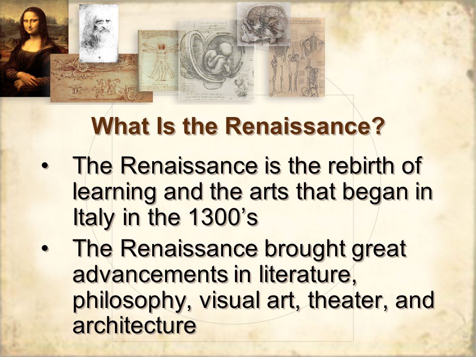 What Is the Renaissance.