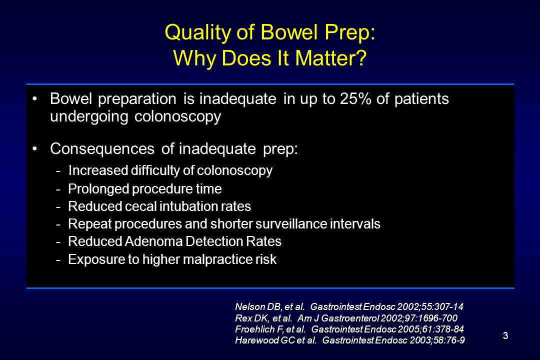 Quality of Bowel Prep: Why Does It Matter.