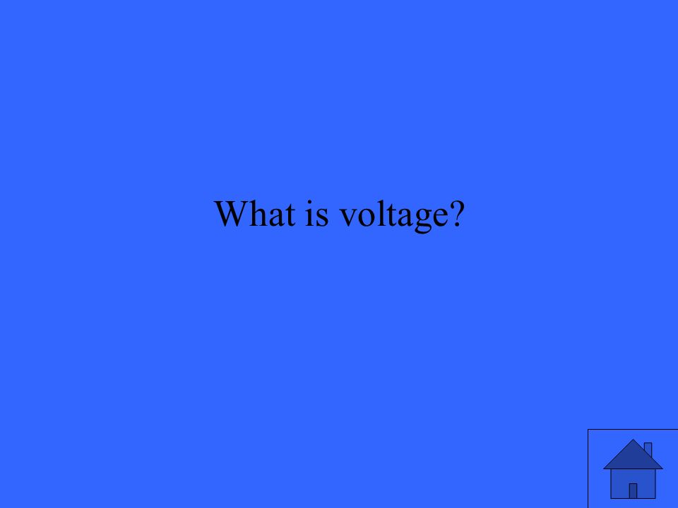 What is voltage