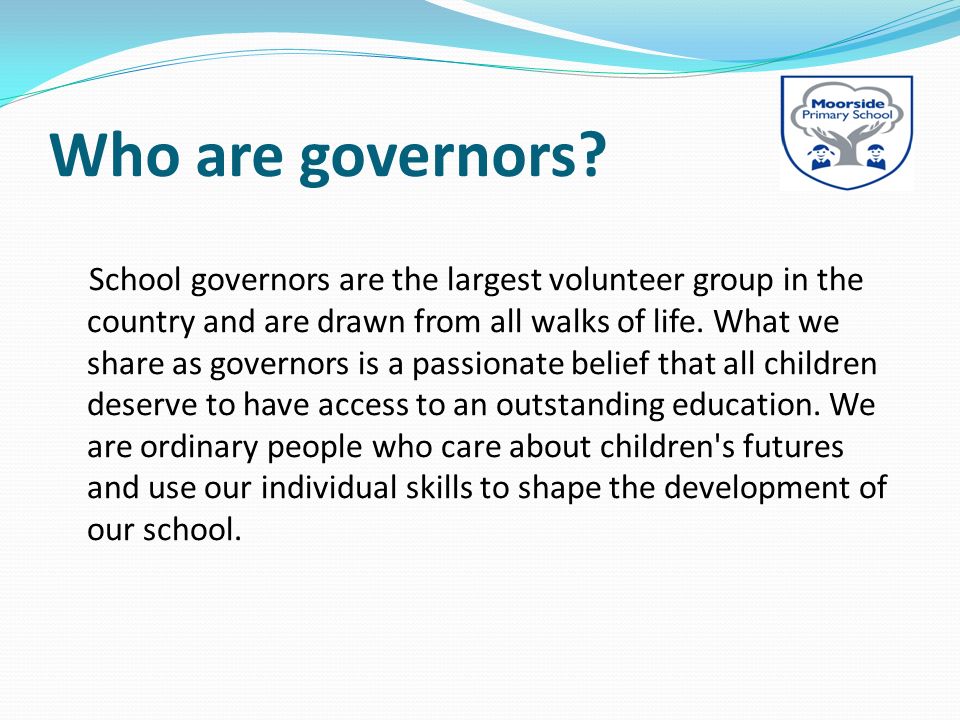 Who are governors.