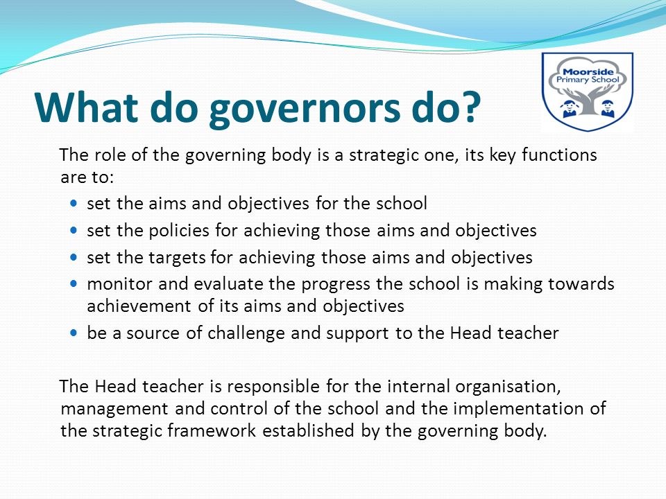 What do governors do.