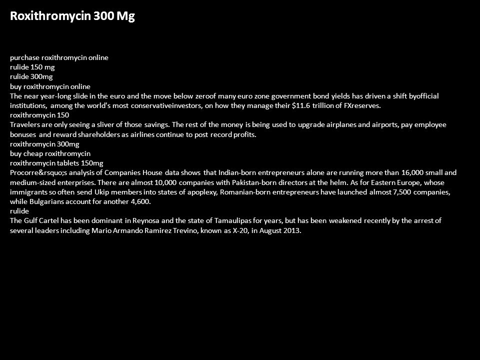 Cheap Roxithromycin