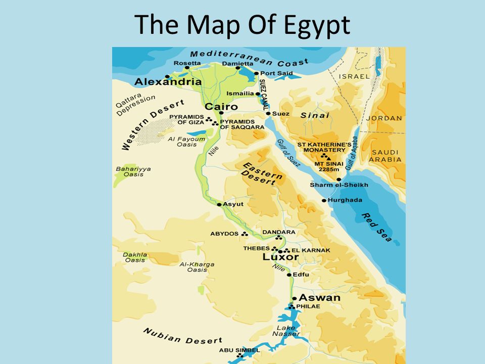 Ancient Egypt By Dana Mahmoud 7a The Map Of Egypt Ppt Download