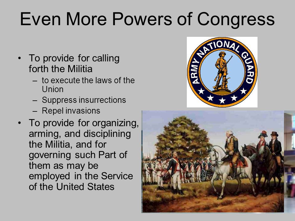 Image result for calling forth the militia