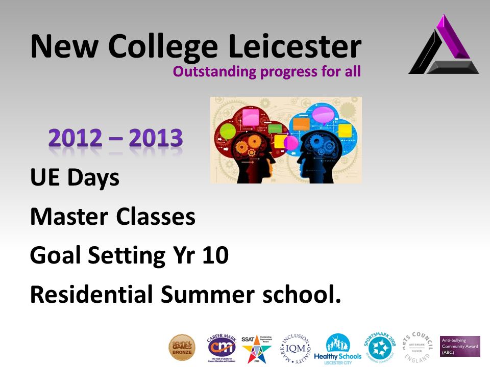 Outstanding progress for all New College Leicester