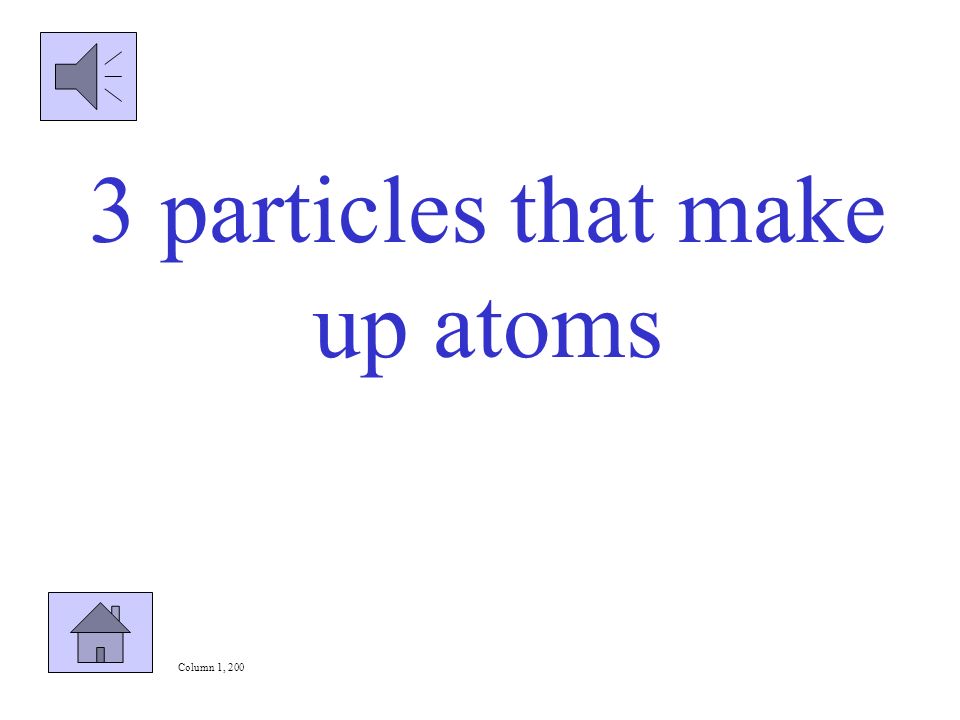 What are atoms Column 1, 100
