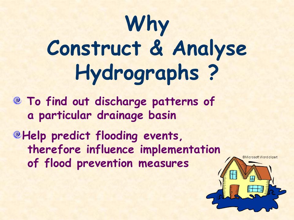 Why Construct & Analyse Hydrographs .