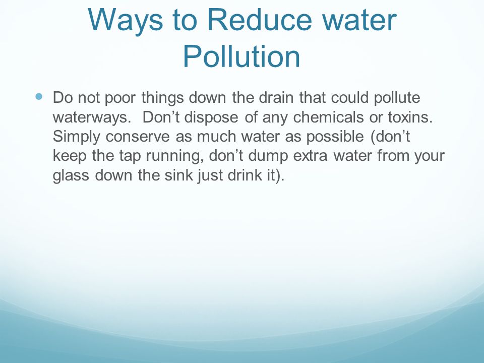 water pollution by davis