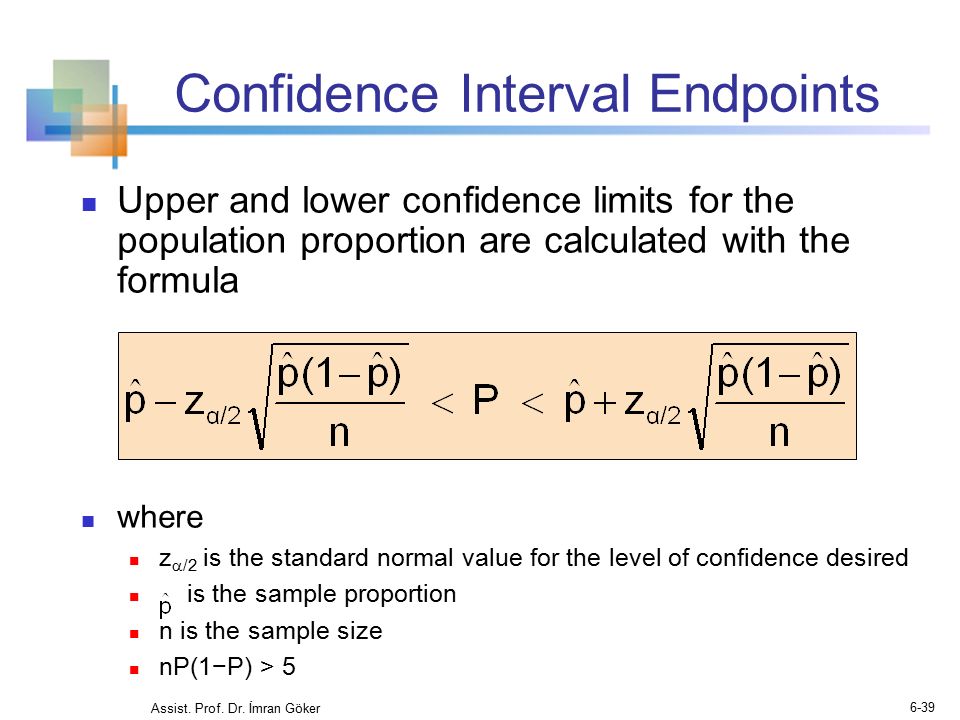 Confidence Intervals Contents of this chapter: Confidence Intervals for the...