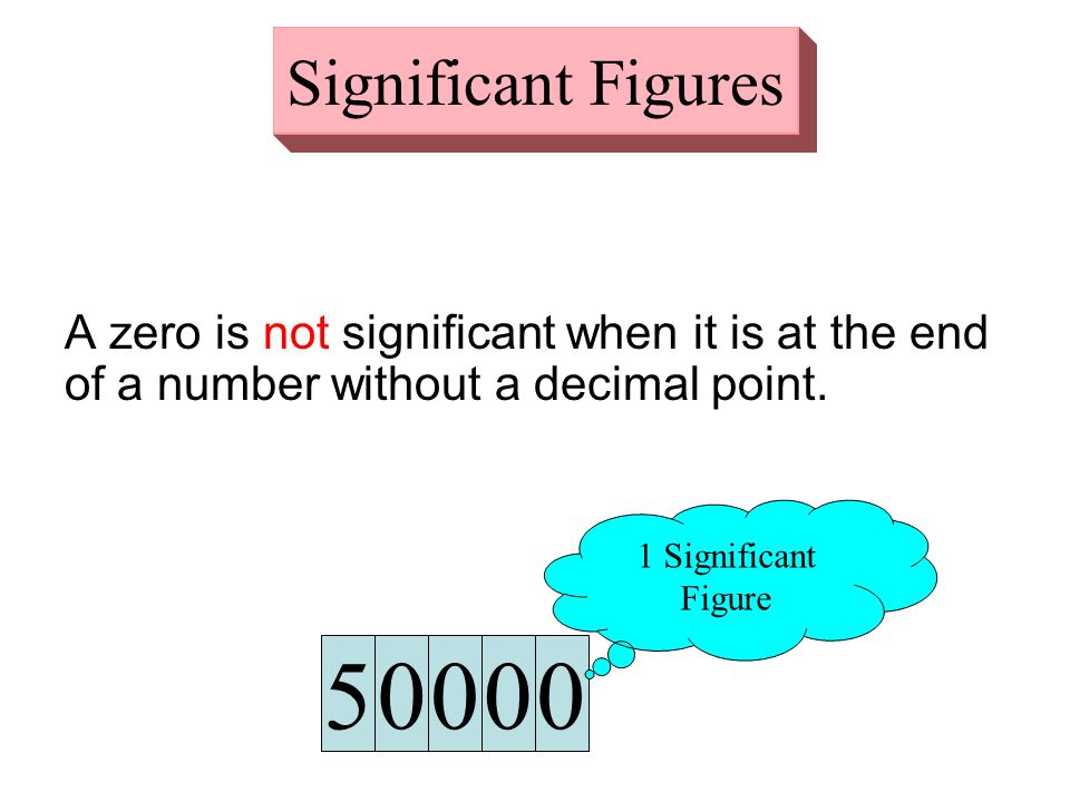 A zero is not significant when it is at the end of a number without a decimal point.