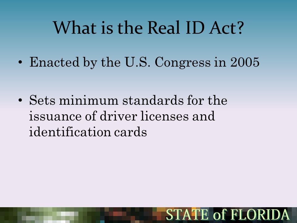 Driver Records News And Notes. FEDERAL REAL ID ACT. - Ppt Download