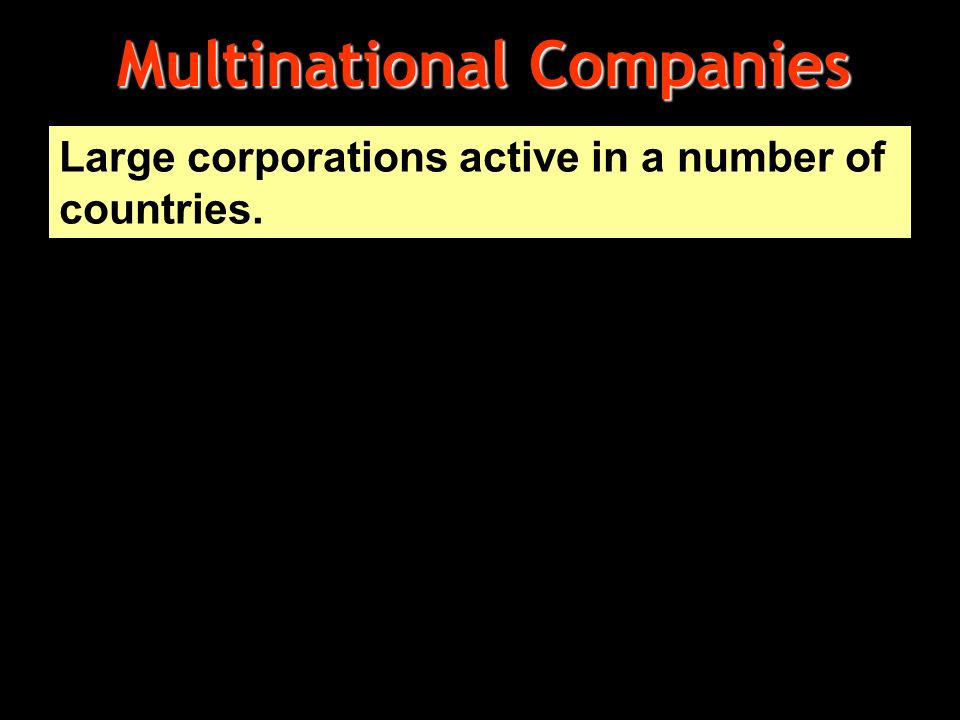 They include: 1.Multinational enterprises that carry out business across national boundaries; 2.The World Trade Organisation (WTO), through which international trade agreements are negotiated and enforced; 3.The World Bank and the International Monetary Fund (IMF) which are meant to assist governments in achieving development aims through the provision of loans and technical assistance; and 4.National governments, who together with these international institutions, are instrumental in determining the outcomes of globalisation.
