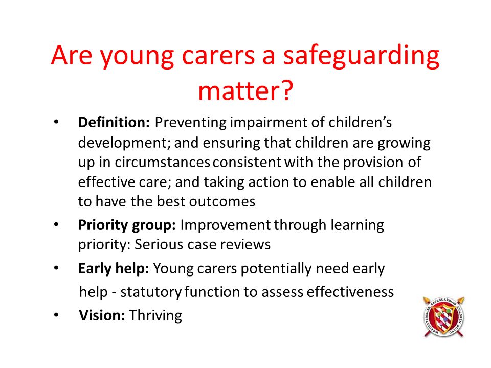 Are young carers a safeguarding matter.