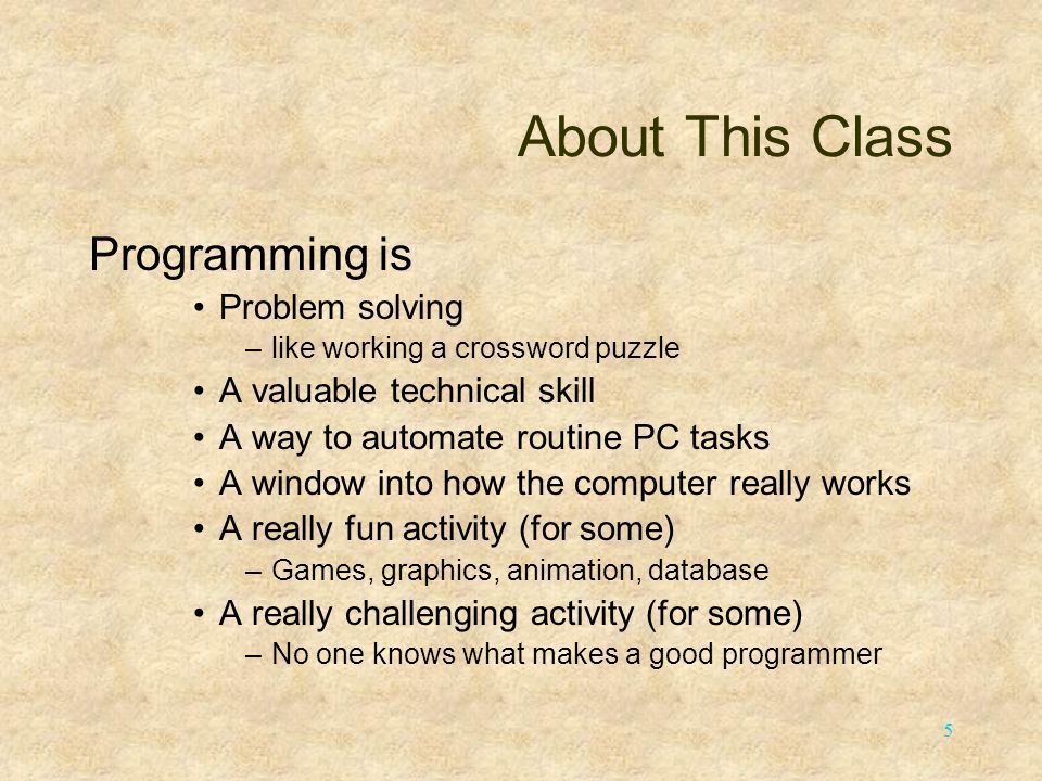 Welcome to CSIS10A Computer Science: Beginning Programming Please, take ...
