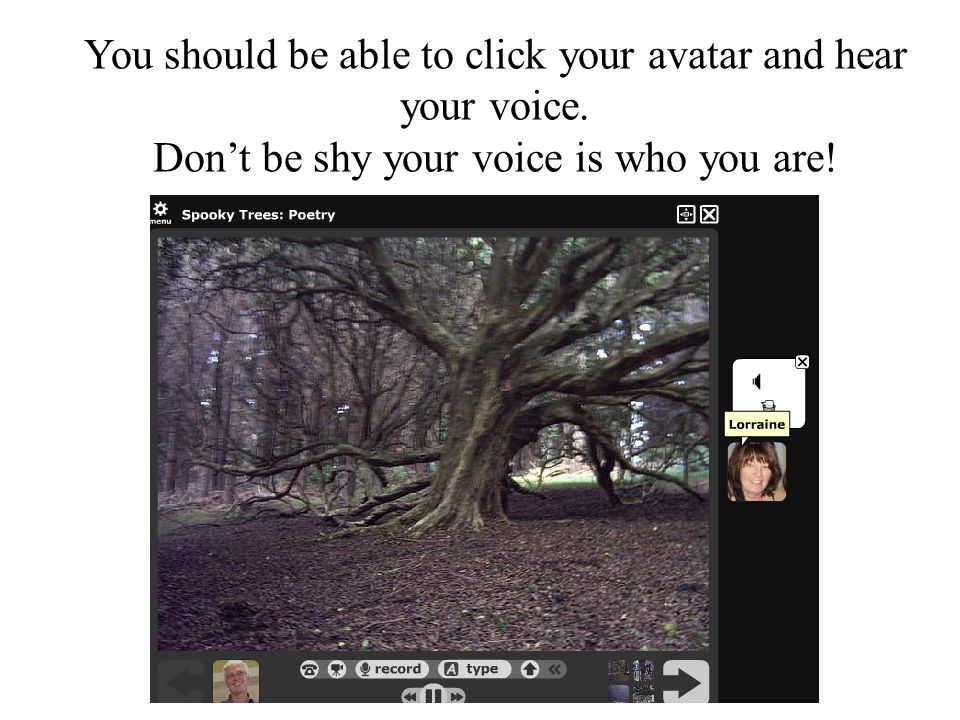 You should be able to click your avatar and hear your voice.
