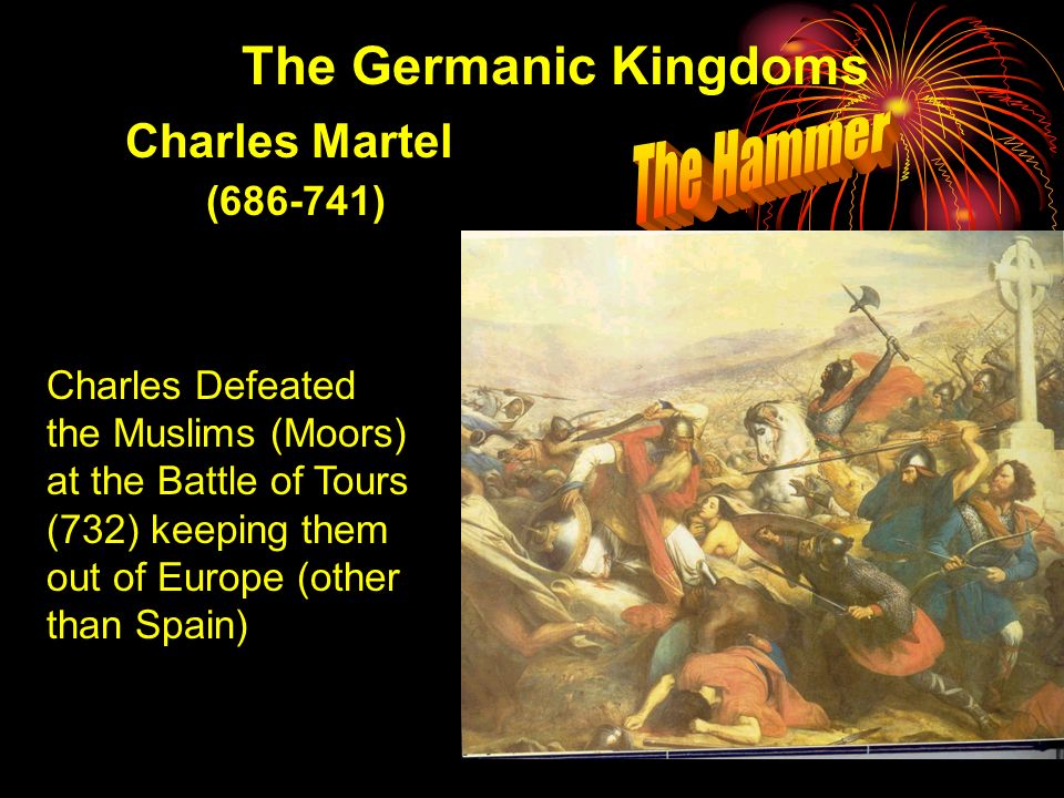 The Germanic Kingdoms In 496, Clovis (a pagan) prayed to the Christian God for a victory…..he won…….