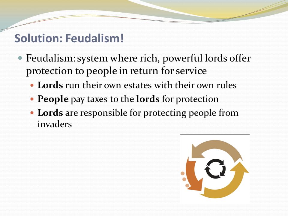 Solution: Feudalism.