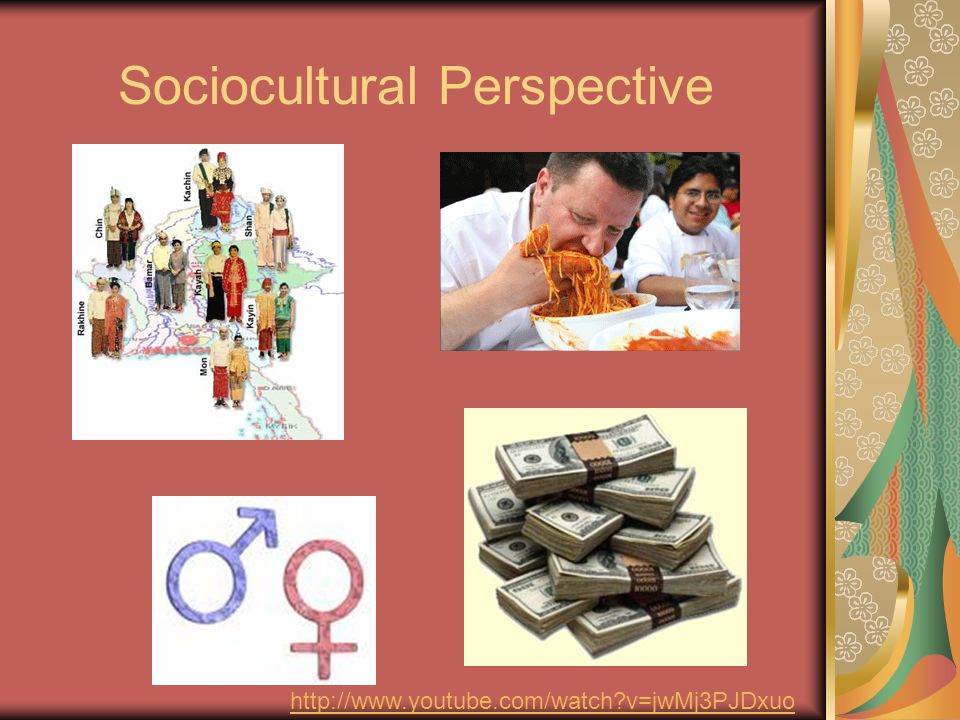 Sociocultural Perspective   v=jwMj3PJDxuo