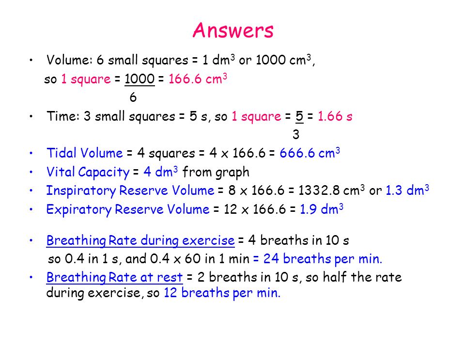 AS Academic Tutorial 6 Spirometer calculations and exam technique. - ppt  download