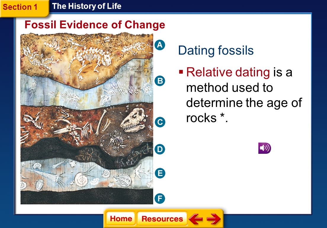 methods of dating fossils in history