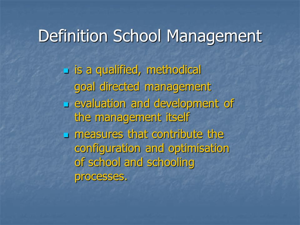 School Management education systems in Europe, education systems in Europe,  school management, school management, fields of action including fields of.  - ppt download