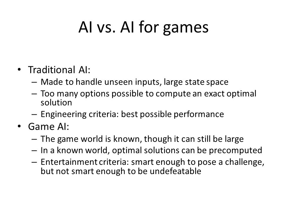 AI vs.