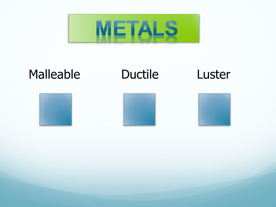 Malleable Ductile Luster