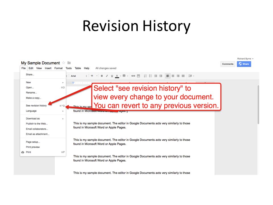 Revision History
