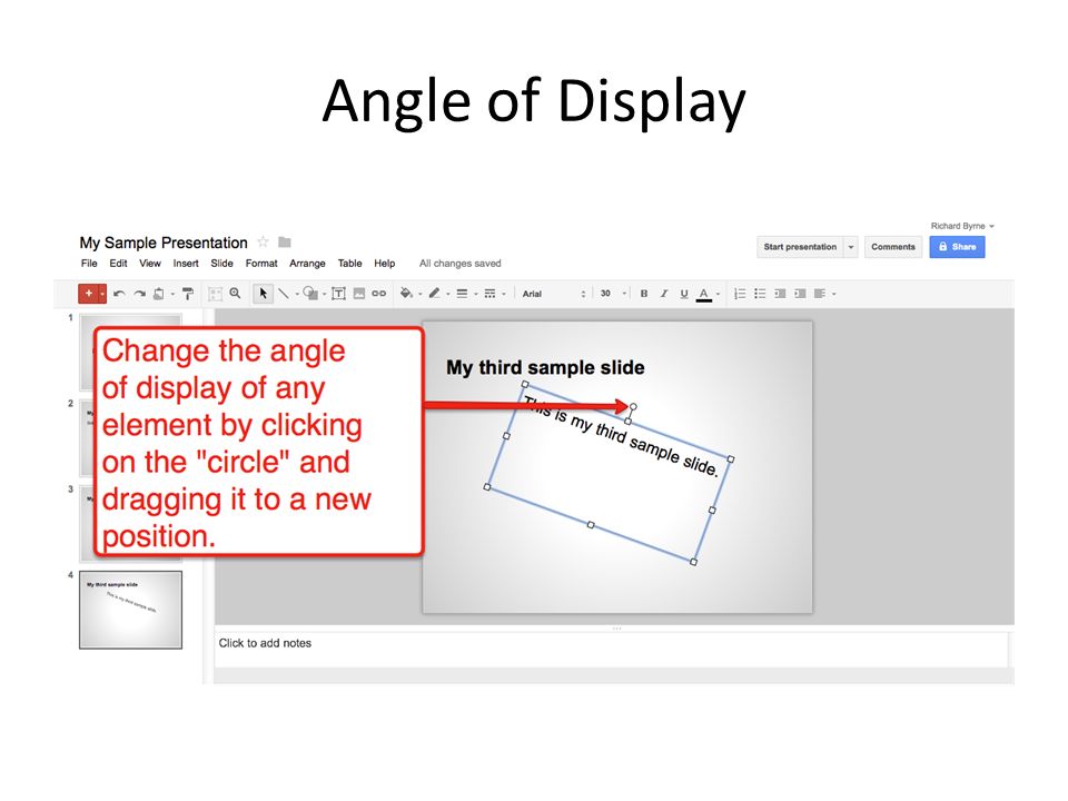 Angle of Display
