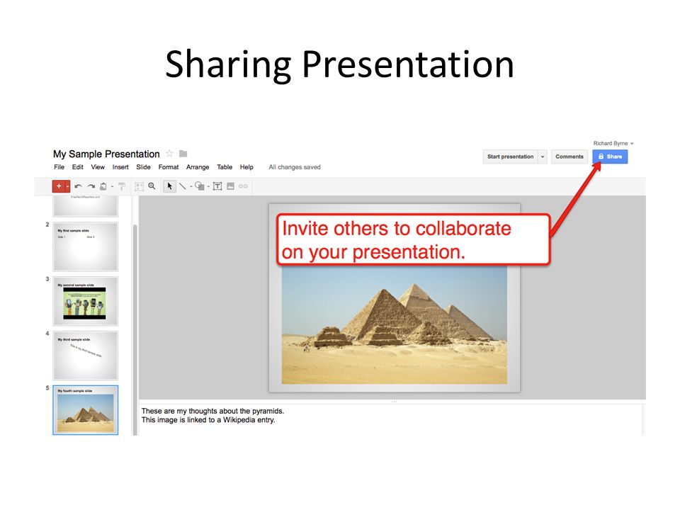 Sharing Presentation