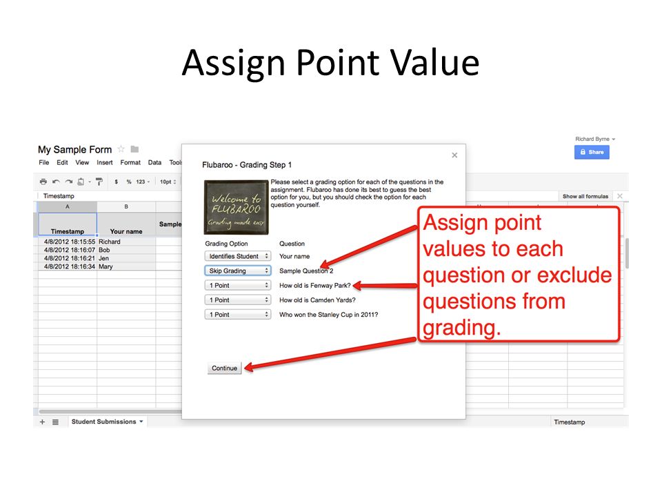 Assign Point Value