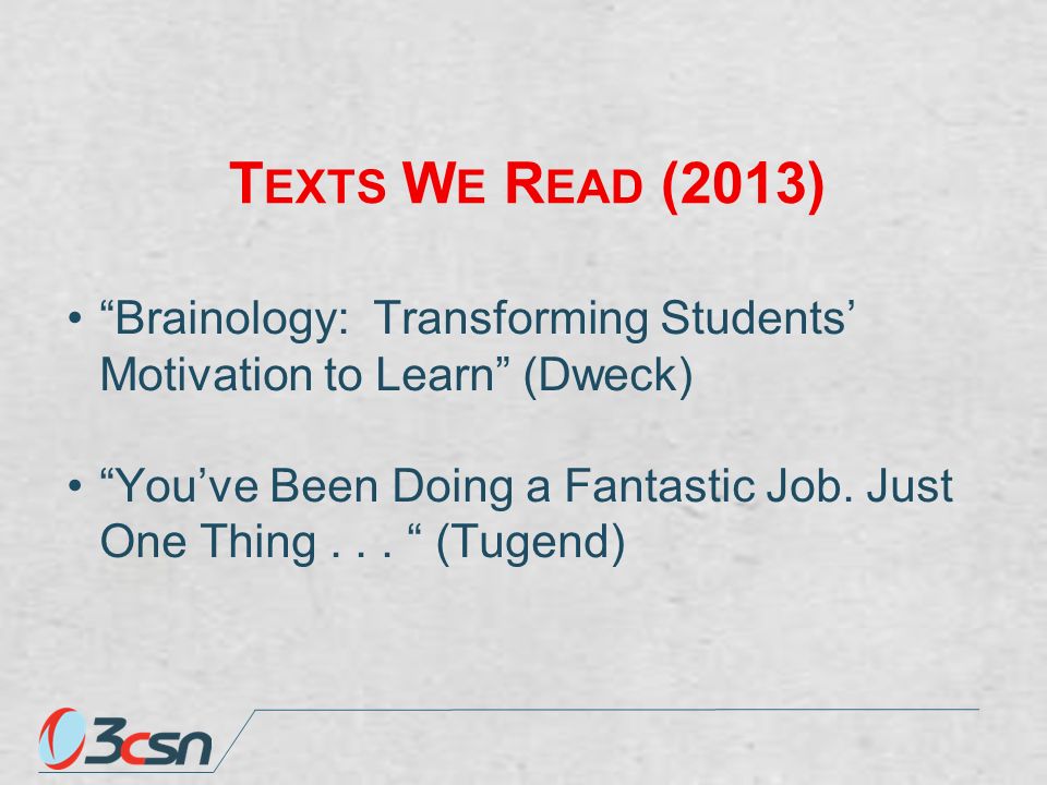 brainology transforming students motivation to learn