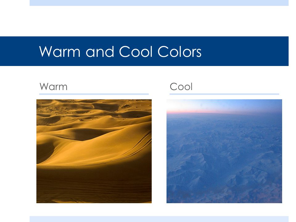 Warm and Cool Colors WarmCool