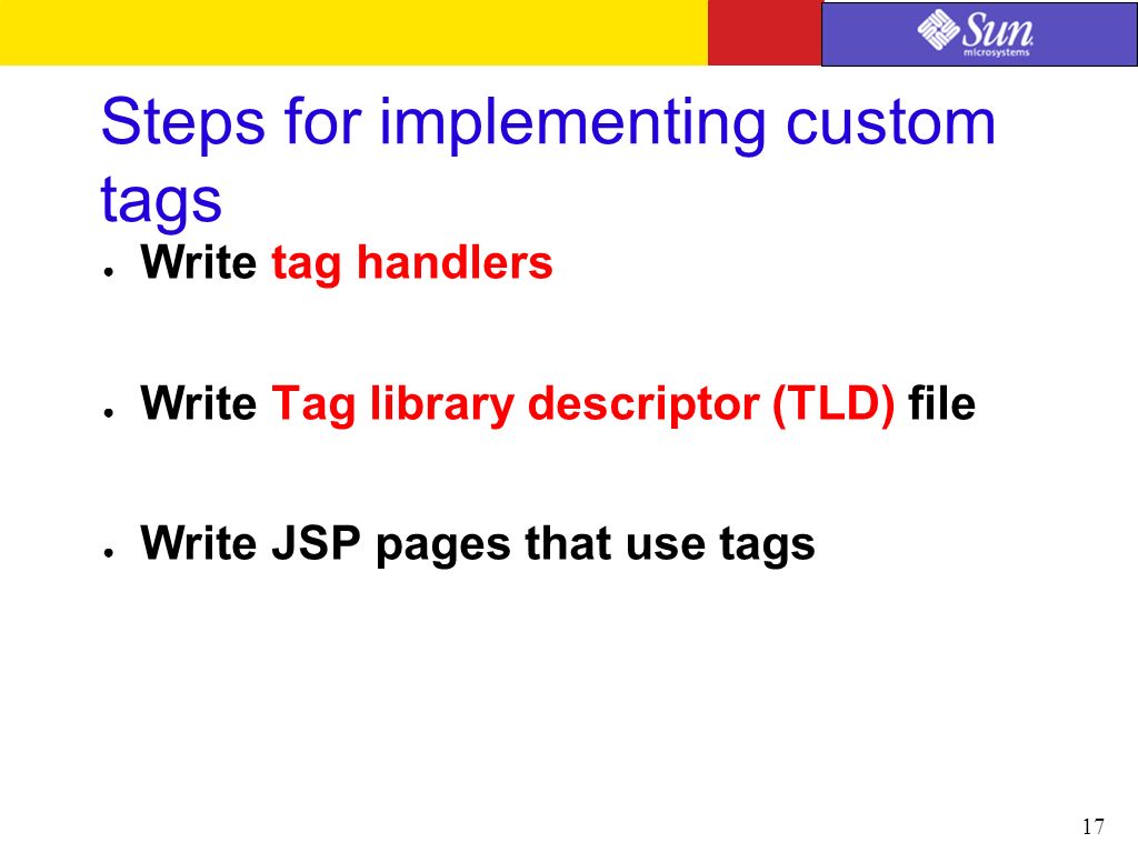 How to write custom jsp tags yourself