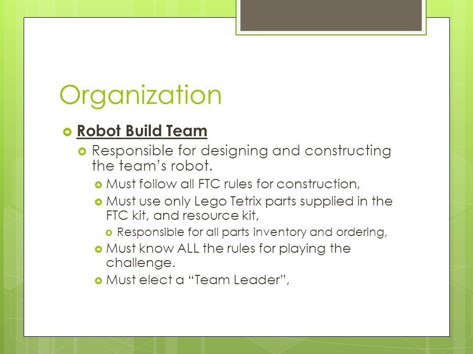 Ftc Organizational Chart