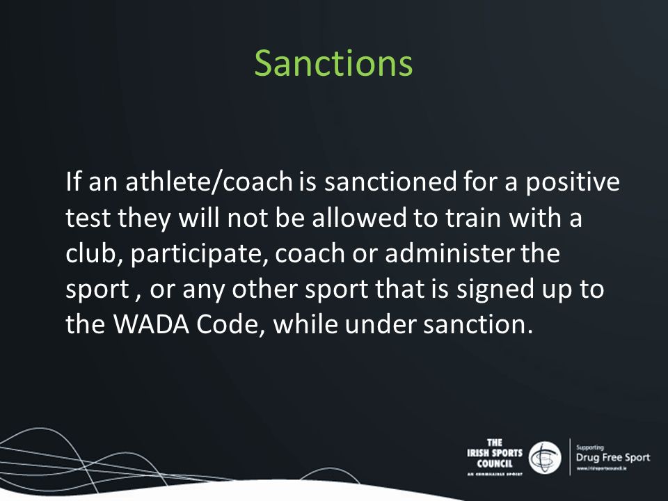 Overview Of The Irish Anti-doping Programme Wada 2015 Code What You Need To Know - Ppt Download