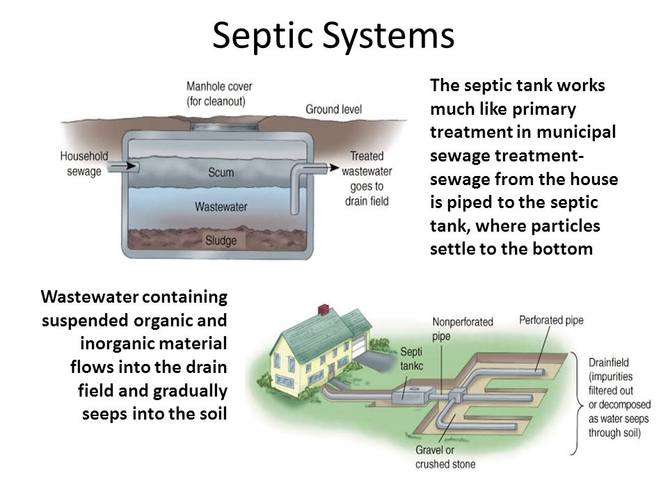 how a septic system works diagram