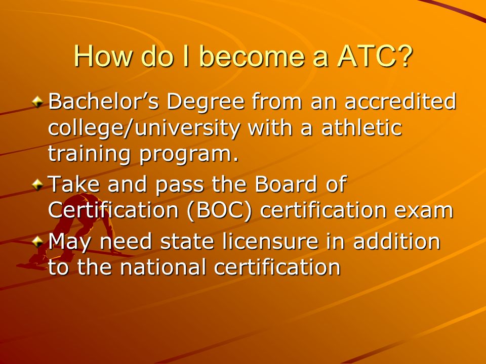 How do I become a ATC.