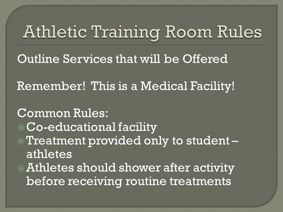 Athletic Training Care Prevention Instructor Ayleen