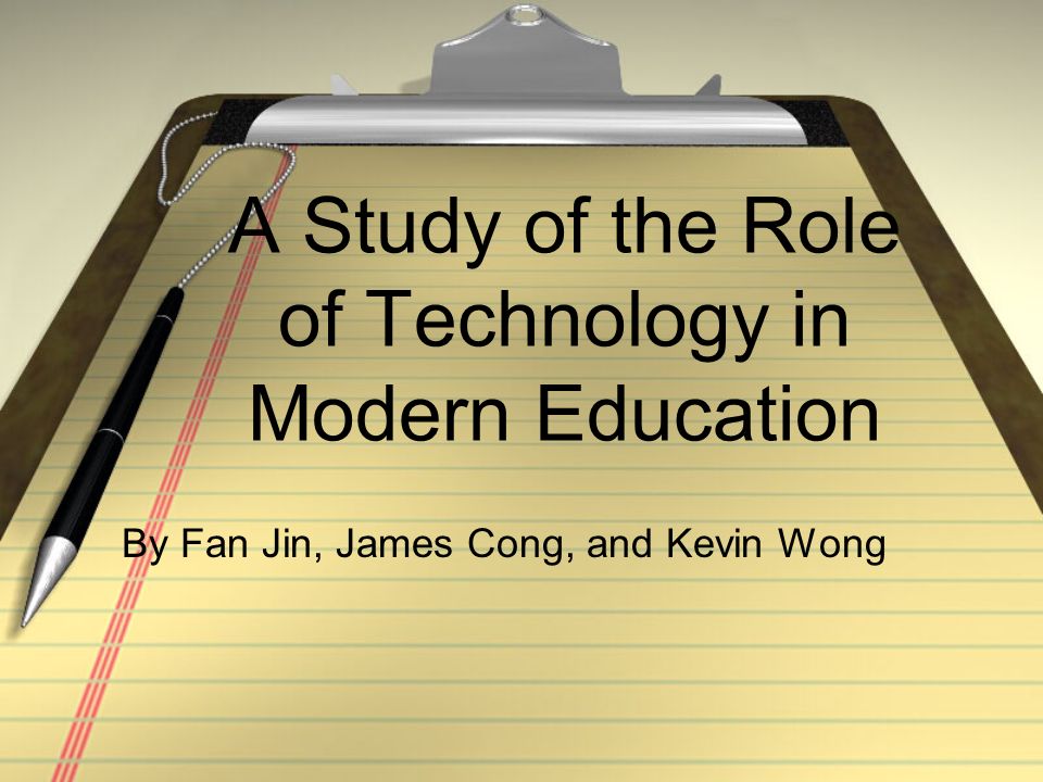 role of modern education