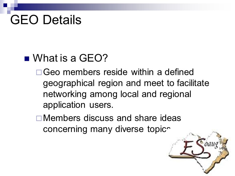 What is a GEO.
