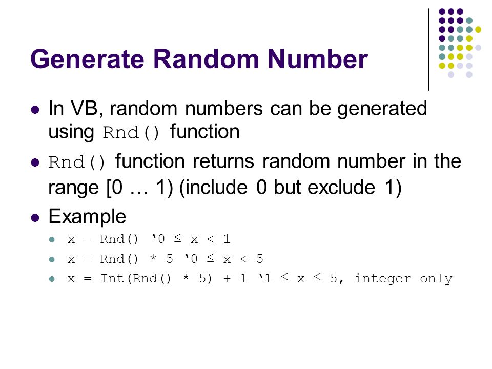 COM148X1 Interactive Programming Lecture 6. Topics Today Generate Random  Numbers Graphics Animation. - ppt download