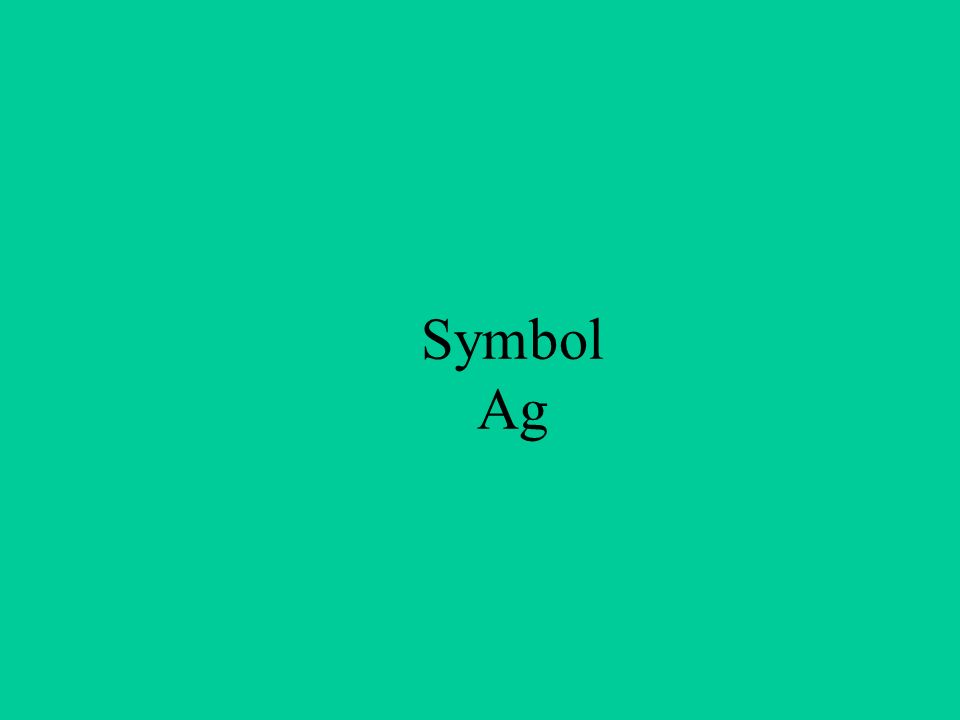 Symbol Ag