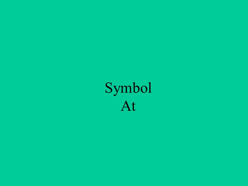 Symbol At