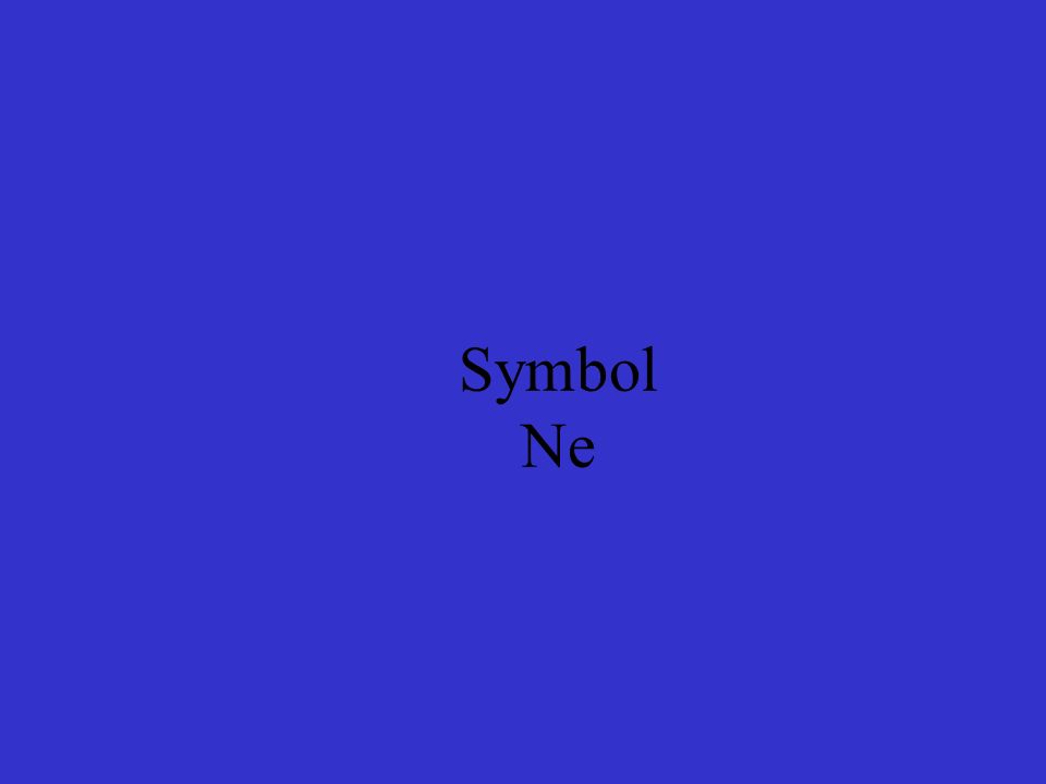Symbol Ne