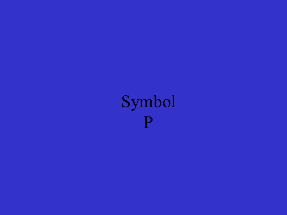 Symbol P