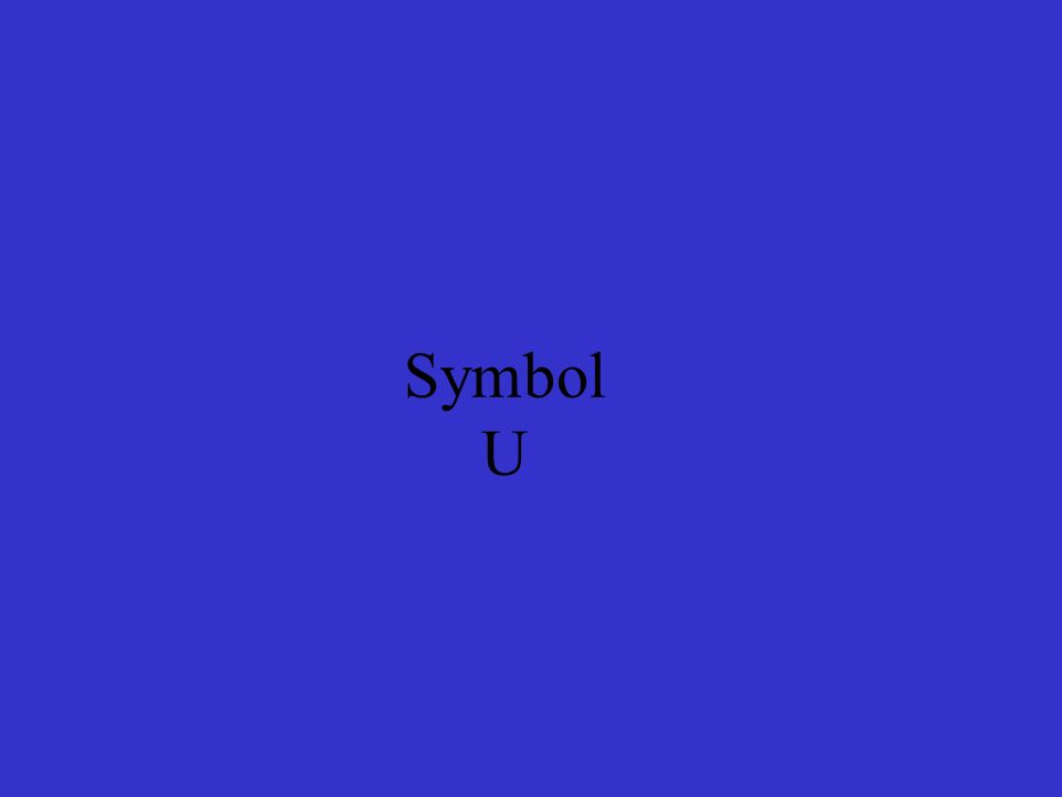 Symbol U