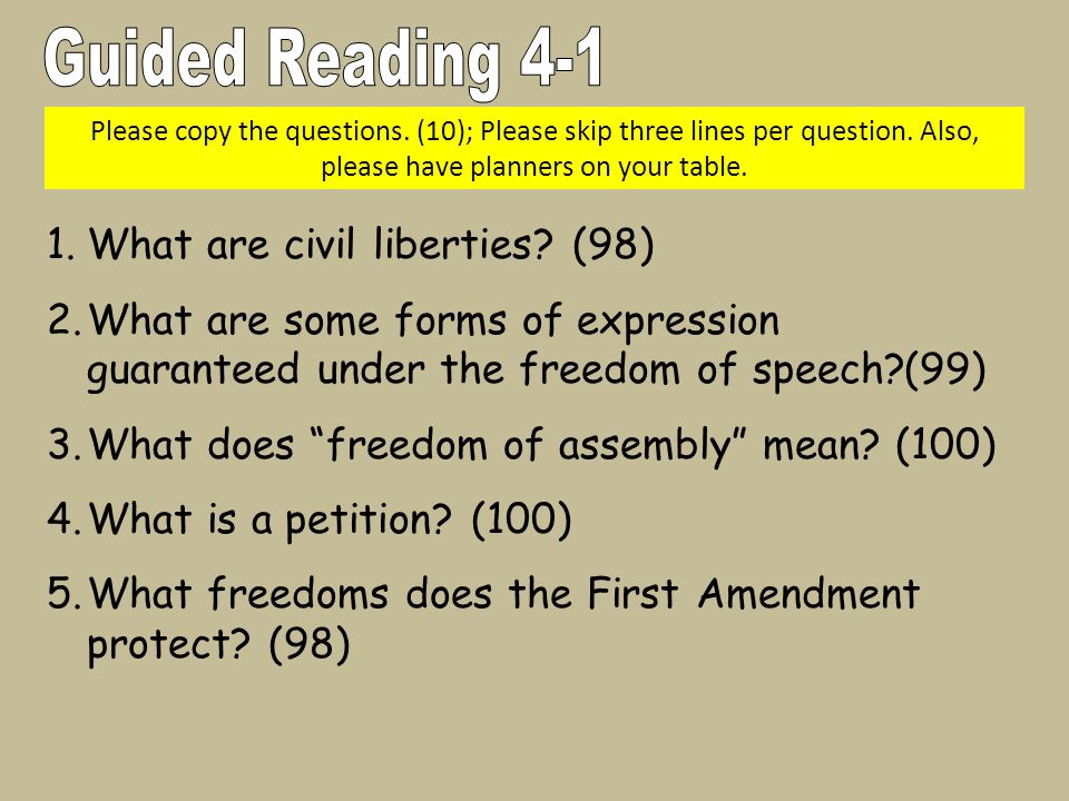 Please copy the questions. (10); Please skip three lines per question.