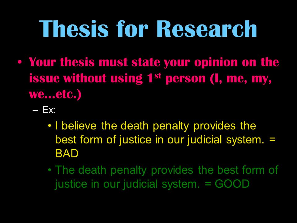 thesis statement on why the death penalty is wrong