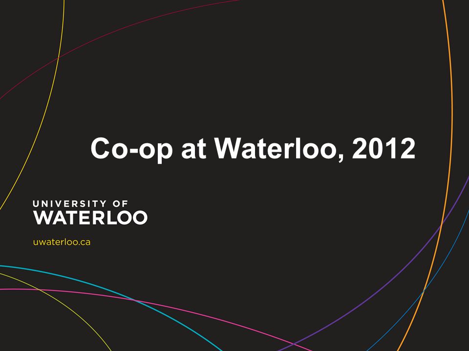 Co-op at Waterloo, 2012